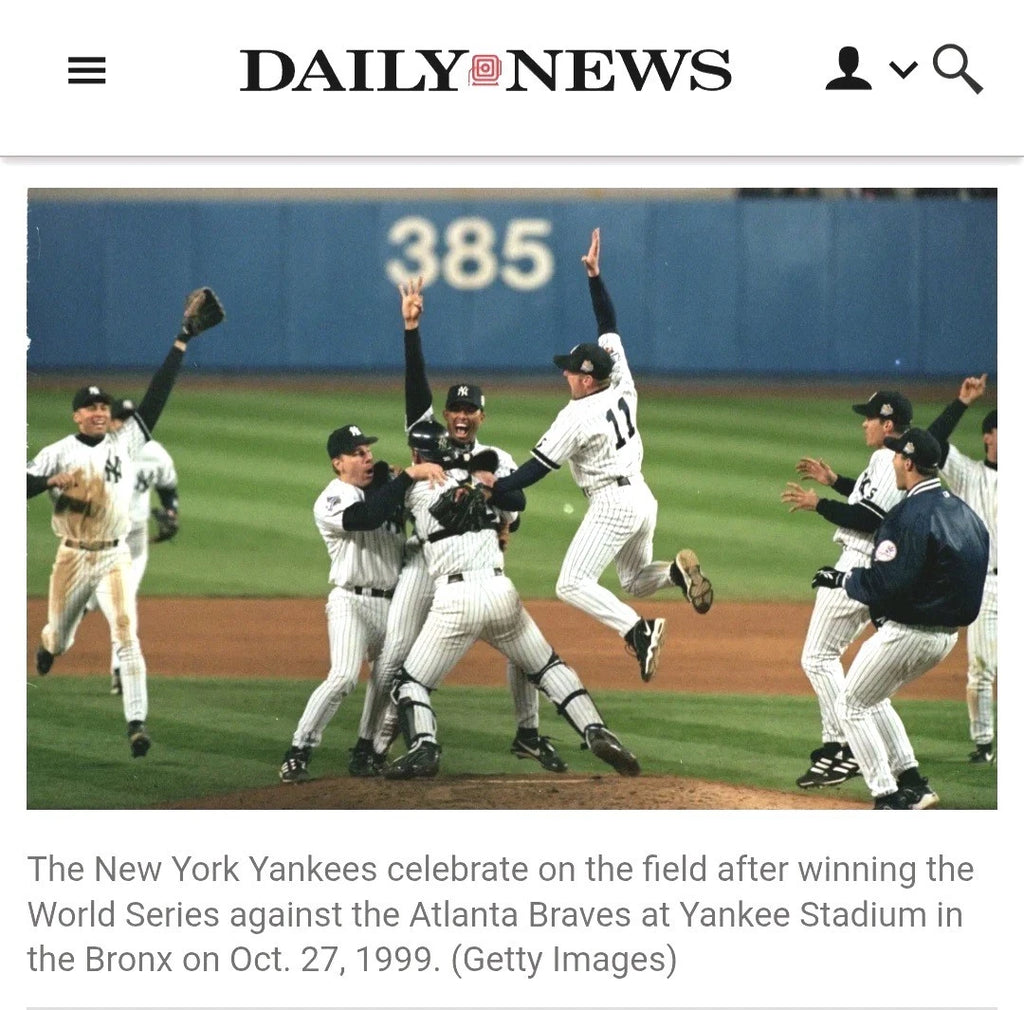 New York Yankees Team Signed Jersey 99 World Series Champions — photo 2