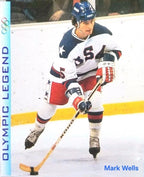 Mark Wells Signed Herb Brooks Signature Series USA Hockey Cap — photo 8