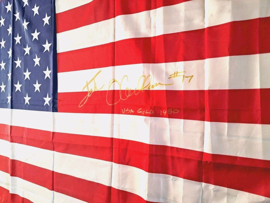 Jack O’Callahan Signed American Flag — 60×36 inches — photo 1