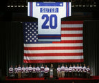 Miracle On Ice 35th Anniversary Event Used Herb Brooks Arena Ticket Flag Program — photo 12