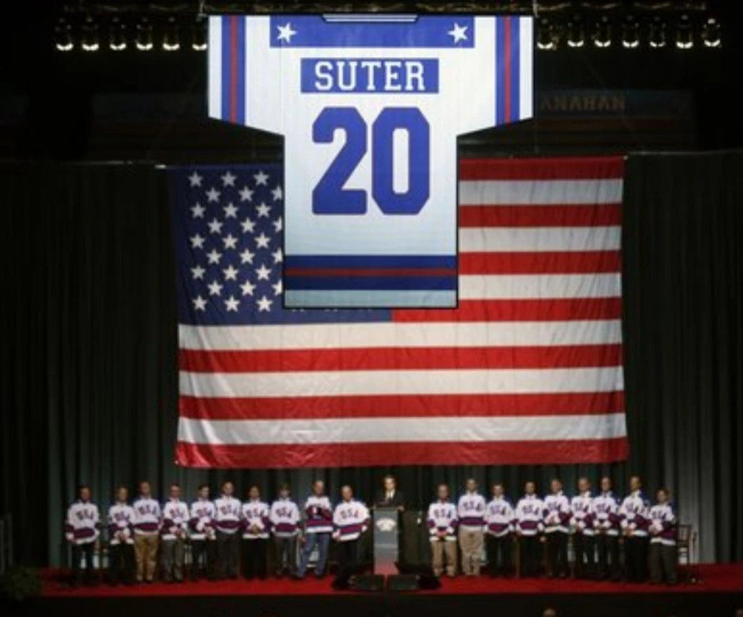 Miracle On Ice 35th Anniversary Event Used Herb Brooks Arena Ticket Flag Program — photo 12