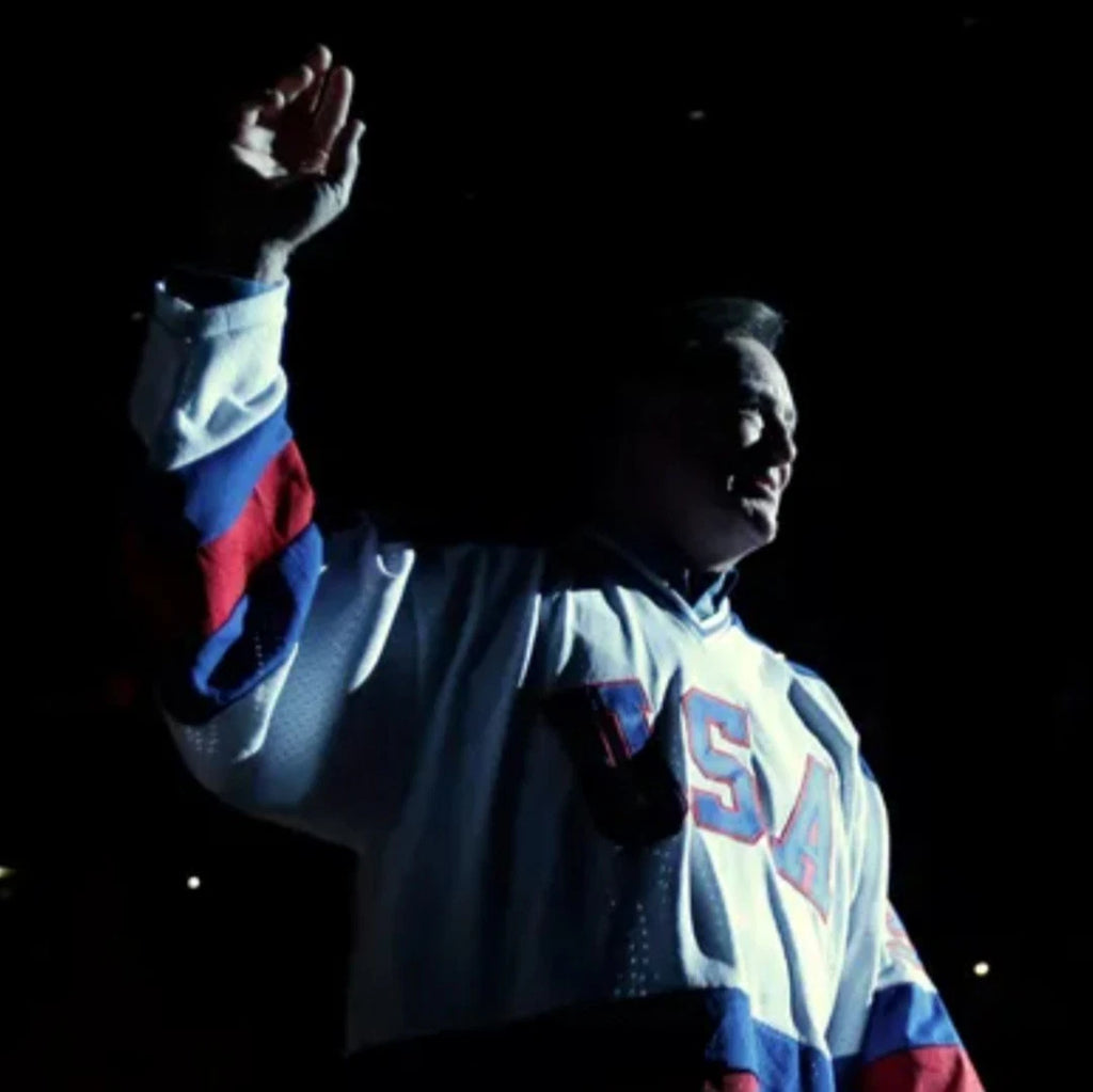 Miracle On Ice 35th Anniversary Event Used Herb Brooks Arena Ticket Flag Program — photo 13