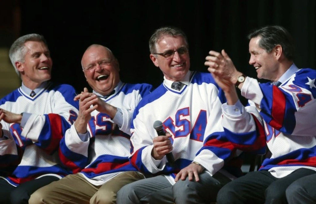 Miracle On Ice 35th Anniversary Event Used Herb Brooks Arena Ticket Flag Program — photo 14