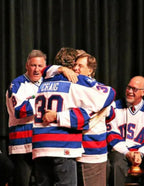 Miracle On Ice 35th Anniversary Event Used Herb Brooks Arena Ticket Flag Program — photo 15