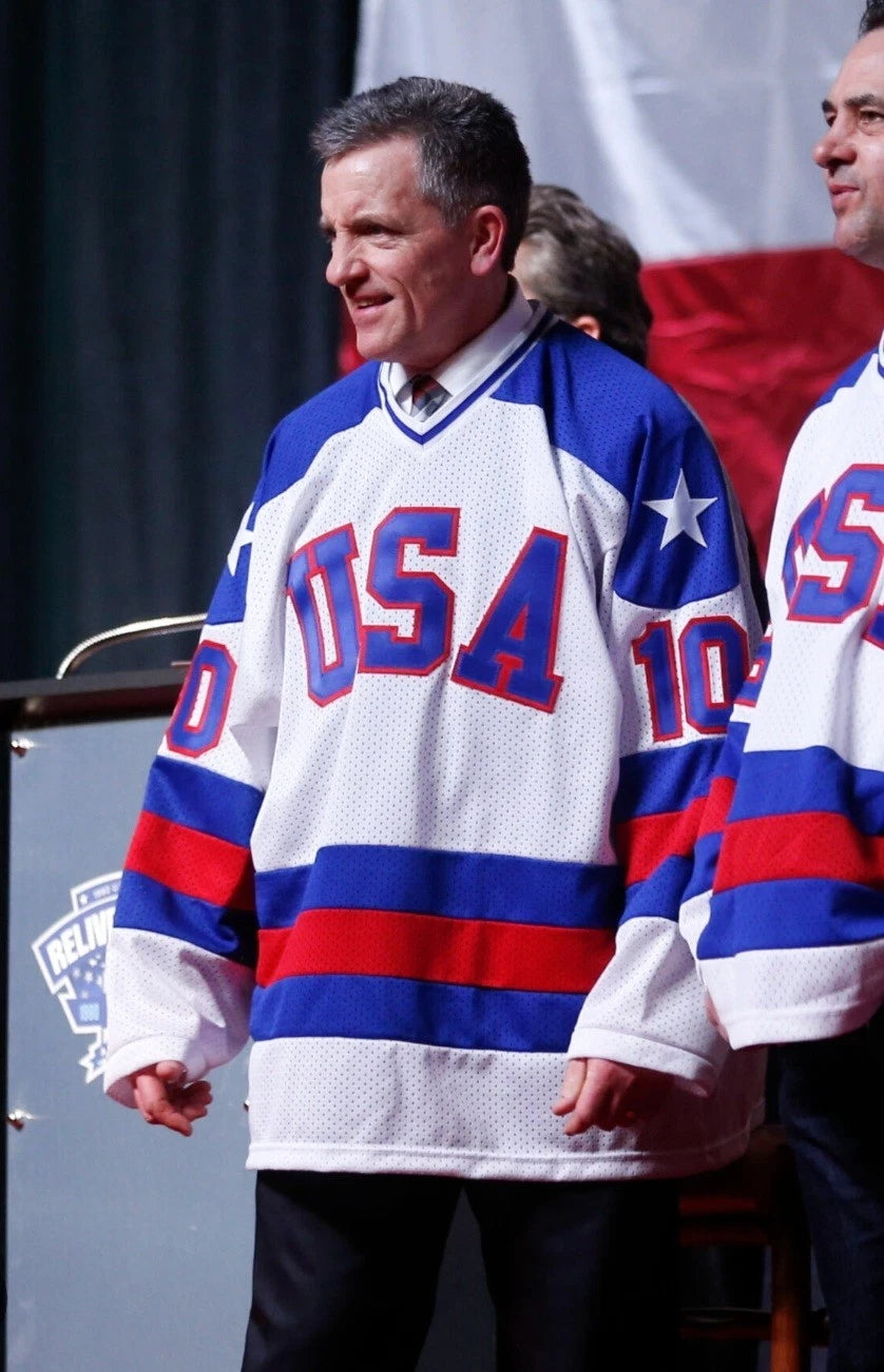 Miracle On Ice 35th Anniversary Event Used Herb Brooks Arena Ticket Flag Program — photo 17