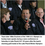 Miracle On Ice 35th Anniversary Event Used Herb Brooks Arena Ticket Flag Program — photo 20