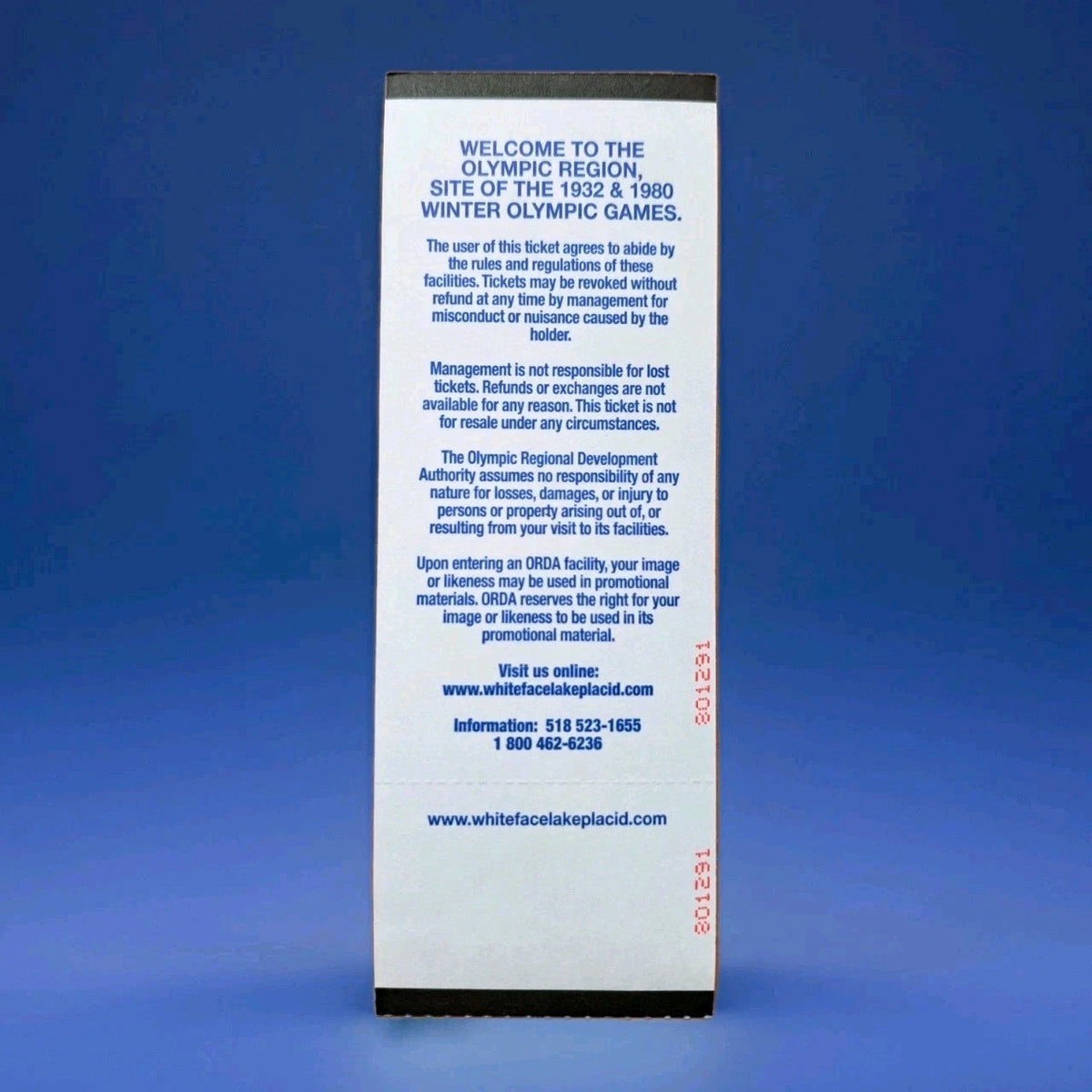 Miracle On Ice 35th Anniversary Event Used Herb Brooks Arena Ticket Flag Program — photo 4