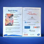 Miracle On Ice 35th Anniversary Event Used Herb Brooks Arena Ticket Flag Program — photo 7