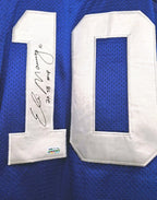 Eli Manning NY Giants Signed Reebok On-Field Jersey Inscribed 2X SB MVP size 52 — photo 3