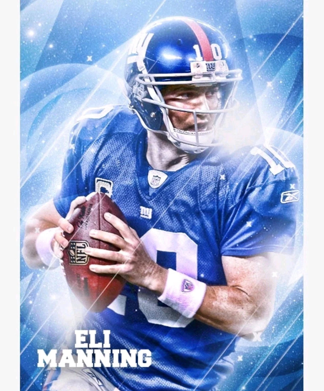 Eli Manning NY Giants Signed Reebok On-Field Jersey Inscribed 2X SB MVP size 52 — photo 5