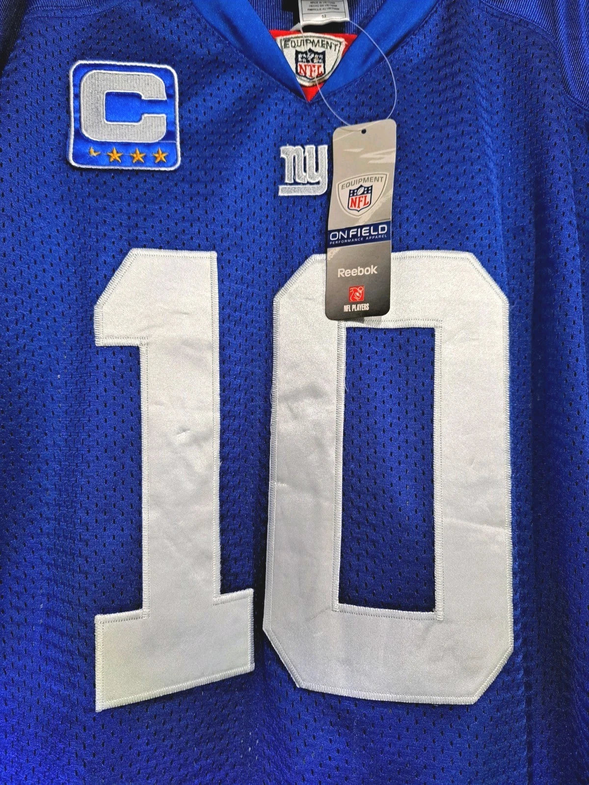 Eli Manning NY Giants Signed Reebok On-Field Jersey Inscribed 2X SB MVP size 52 — photo 7