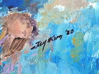 Miracle On Ice Jim Craig Abstract Acrylic Painting On Canvas signed Jay Kim '80 — photo 3
