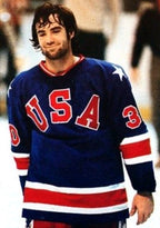 Miracle On Ice Jim Craig Abstract Acrylic Painting On Canvas signed Jay Kim '80 — photo 5