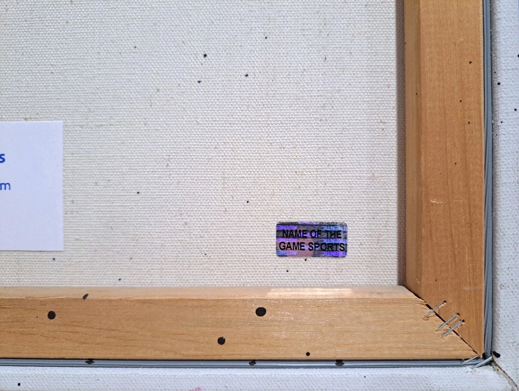 Miracle On Ice Jim Craig Abstract Acrylic Painting On Canvas signed Jay Kim '80 — photo 9