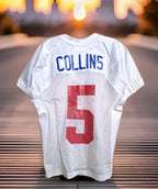 NY Giants Vintage Kerry Collins Signed Authentic Game Worn Pregame Jersey