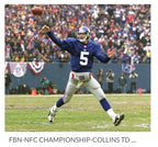 NY Giants Vintage Kerry Collins Signed Authentic Game Worn Pregame Jersey — photo 8