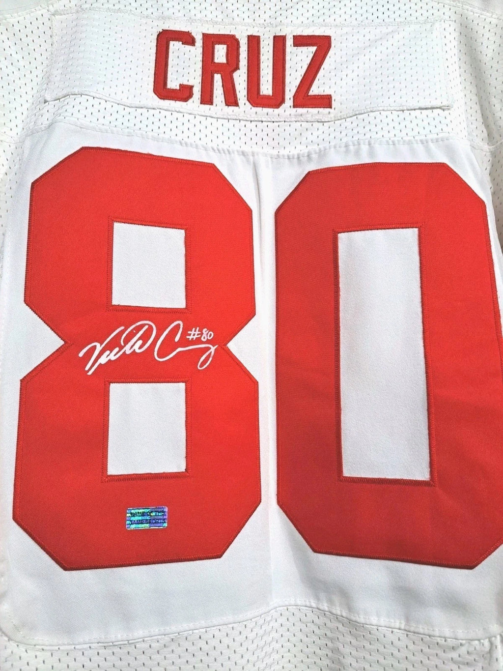 Victor Cruz New York Giants Signed Authentic Nike Registered On Field Jersey — photo 3