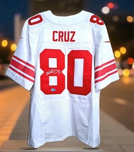 Victor Cruz New York Giants Signed Authentic Nike Registered On Field Jersey