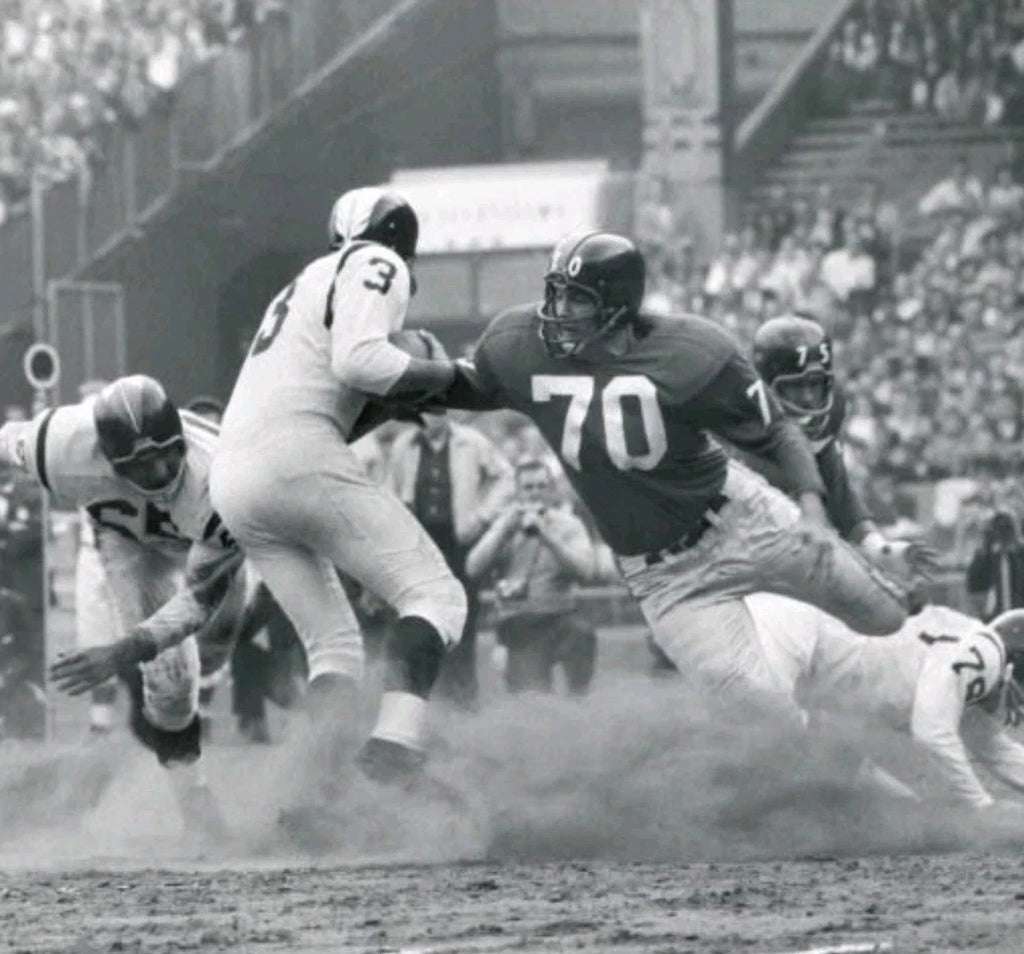 NY Giants Sam Huff Signed Hall Of Fame jersey — photo 6