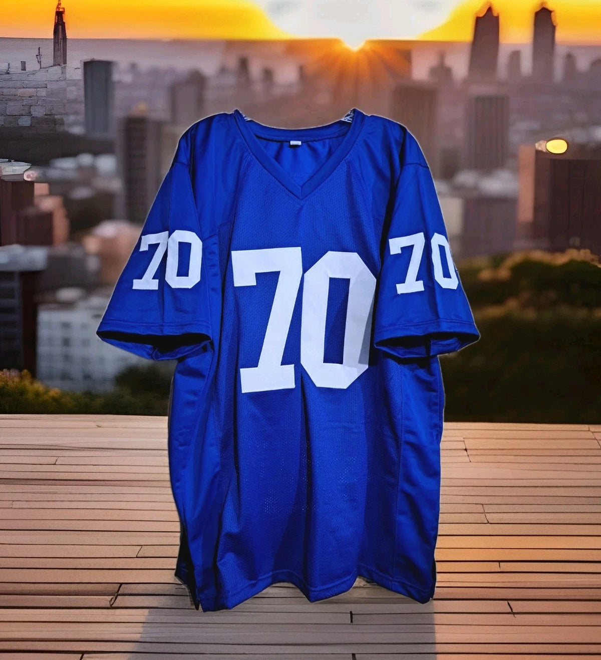 NY Giants Sam Huff Signed Hall Of Fame jersey — photo 7