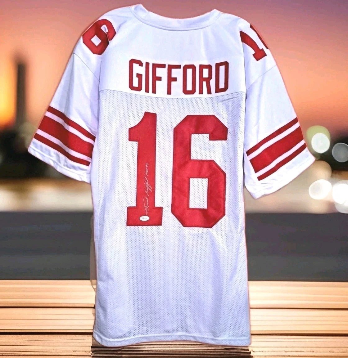 New York Giants Frank Gifford Signed Jersey