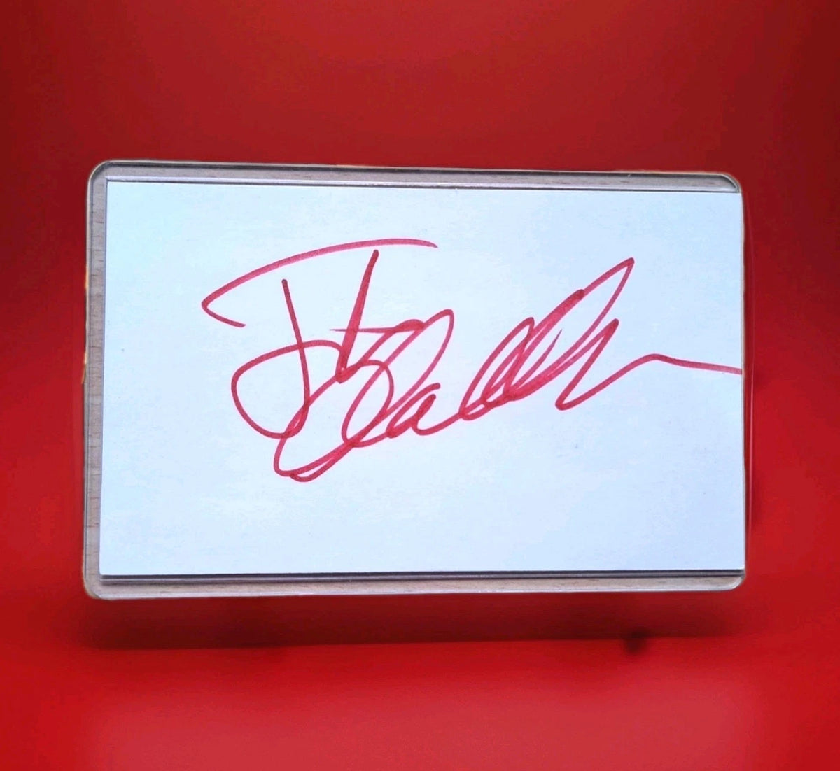 Miracle On Ice Jack O'callahan Signed 3x5 1980 USA Hockey SALE Reg. 59.99