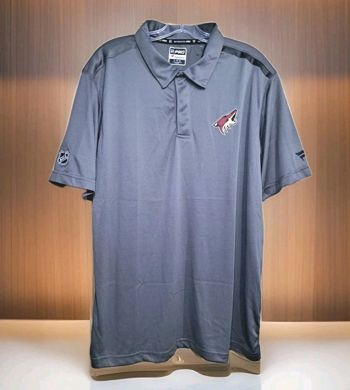 Arizona Phoenix Coyotes Fanatics NHL Authentic Pro Dri-Fit Golf Shirt ● Size XL — photo 2
