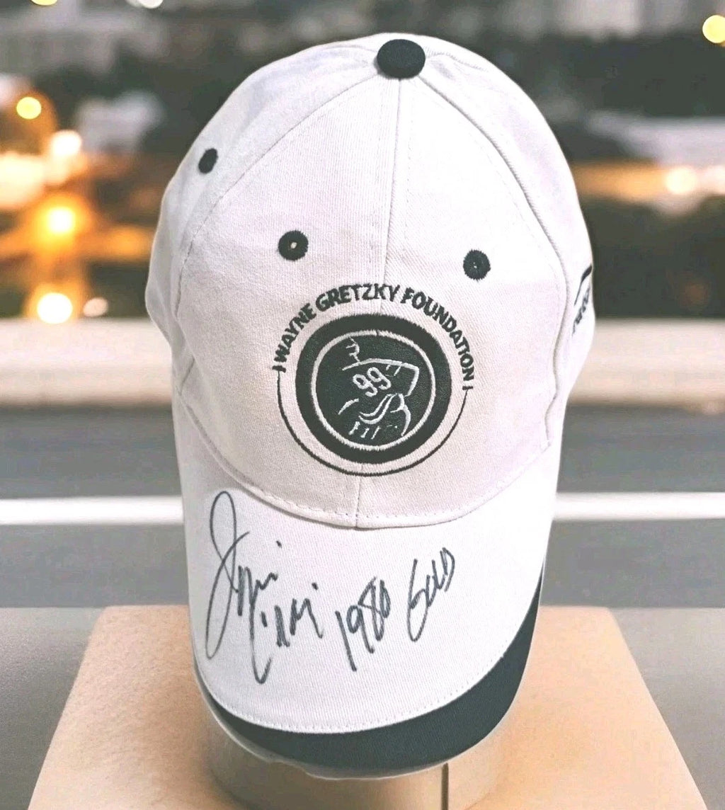 Jim Craig Signed Wayne Gretzky Foundation 2004 Golf Classic Cap — photo 2