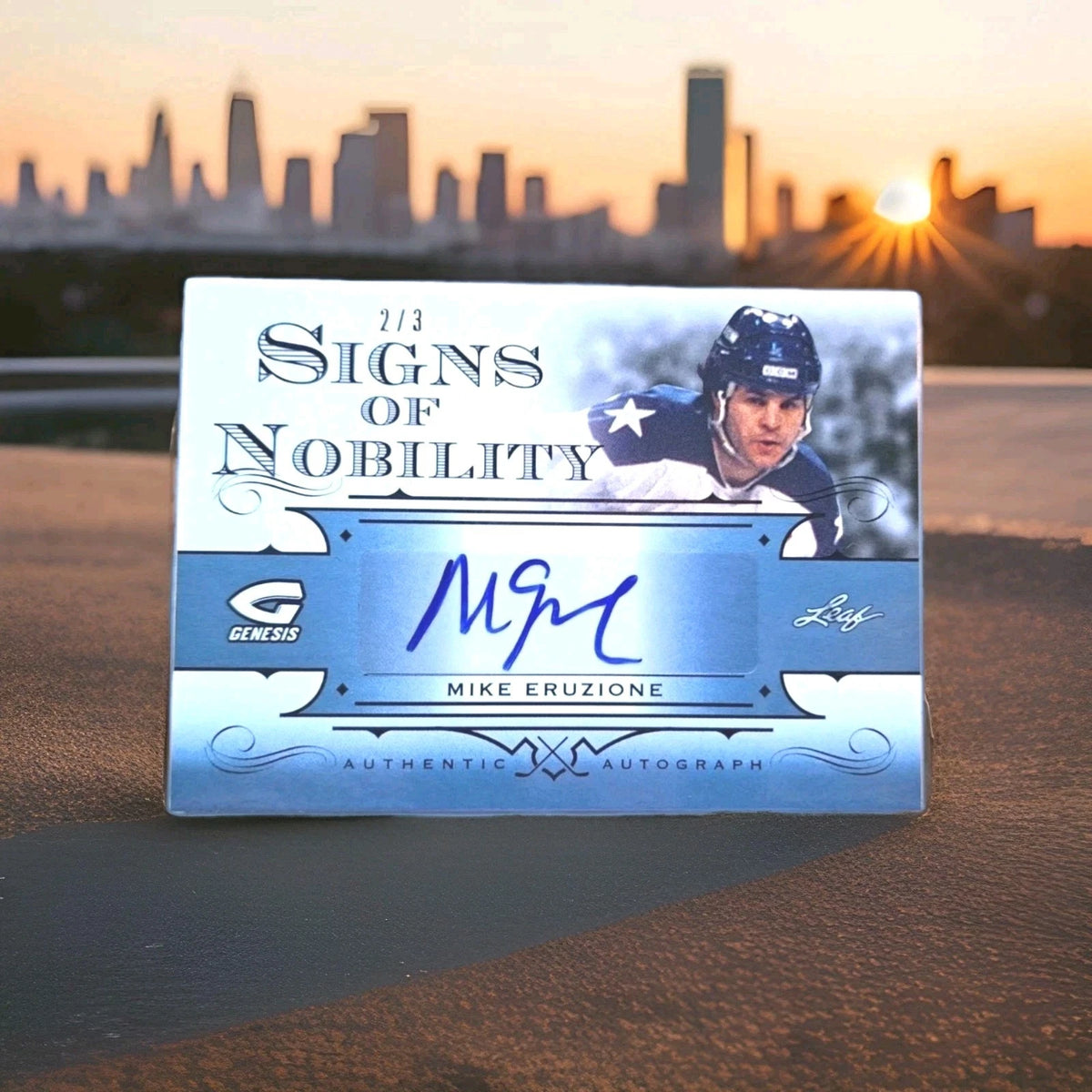 Mike Eruzione Signed Signs of Nobility Card — Numbered 2/3 — photo 1