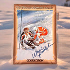 Mark Pavelich Signed 1980 Winter Olympics Poster Card — photo 1