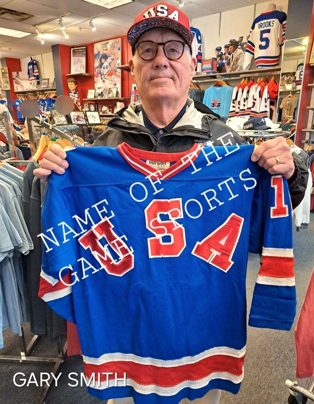 Mark Johnson Signed Norcon No. 10 USA Hockey Jersey — Seller-Attributed Team Issue — photo 1