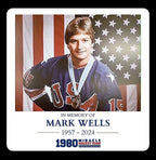 Miracle On Ice Mark Wells Signed 1980 USA Hockey ID Only 5 Made This is the last — photo 4