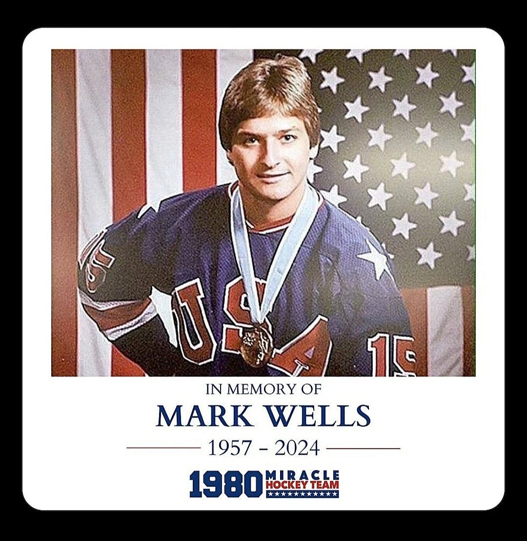 Miracle On Ice Mark Wells Signed 1980 USA Hockey ID Only 5 Made This is the last — photo 4