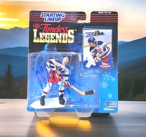 Miracle On Ice Mike Eruzione Signed Starting Lineup 1980 USA Hockey Figurine