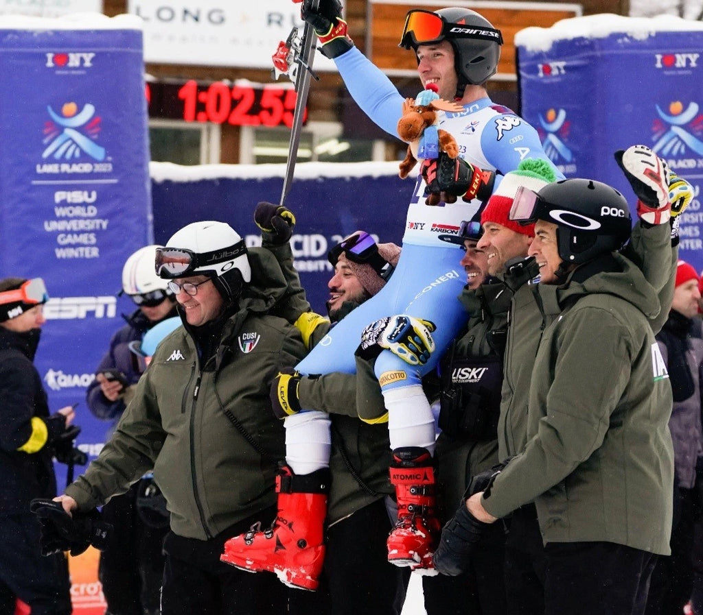 Lake Placid Winter Games 2023 FISU Winter Games Flag USA HOCKEY 1st Medal 51 yrs — photo 10