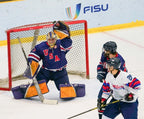 Lake Placid Winter Games 2023 FISU Winter Games Flag USA HOCKEY 1st Medal 51 yrs — photo 5