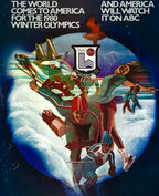 Original 1980 Lake Placid Olympics ABC Sports Jacket Patch — photo 2
