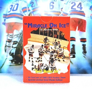 Miracle On Ice Gold Medal Set Limited Edition 50 card Set 1980 USA Hockey