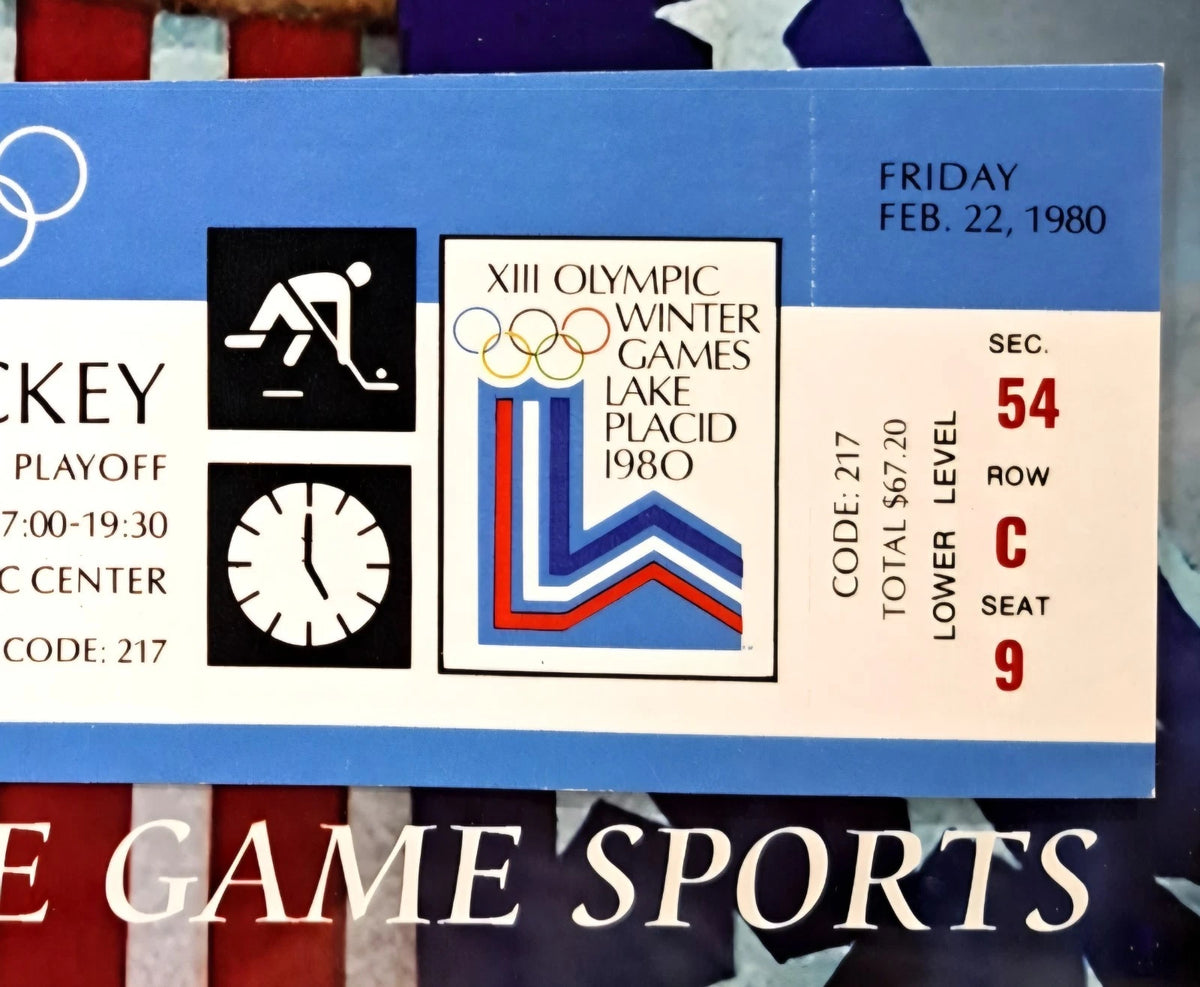 Miracle On Ice "Run Back The Miracle" Event Mis-Cut Miracle On Ice Ticket Error — photo 2