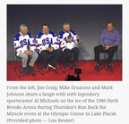 Miracle On Ice "Run Back The Miracle" Event Mis-Cut Miracle On Ice Ticket Error — photo 8