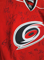 Carolina Hurricanes Team Signed Authentic Reebok Premier Jersey — photo 2