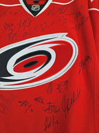 Carolina Hurricanes Team Signed Authentic Reebok Premier Jersey — photo 3