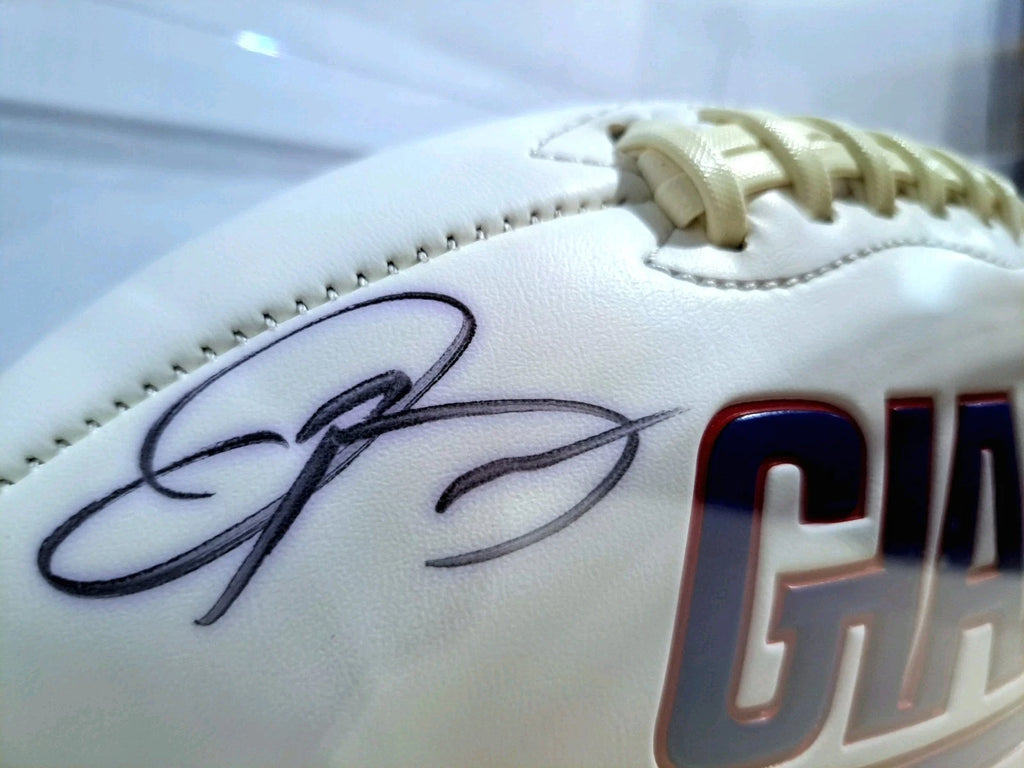 Odell Beckham Jr. Signed Giants Football with Display Case — JSA — photo 3