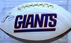 Odell Beckham Jr. Signed Giants Football with Display Case — JSA — photo 4