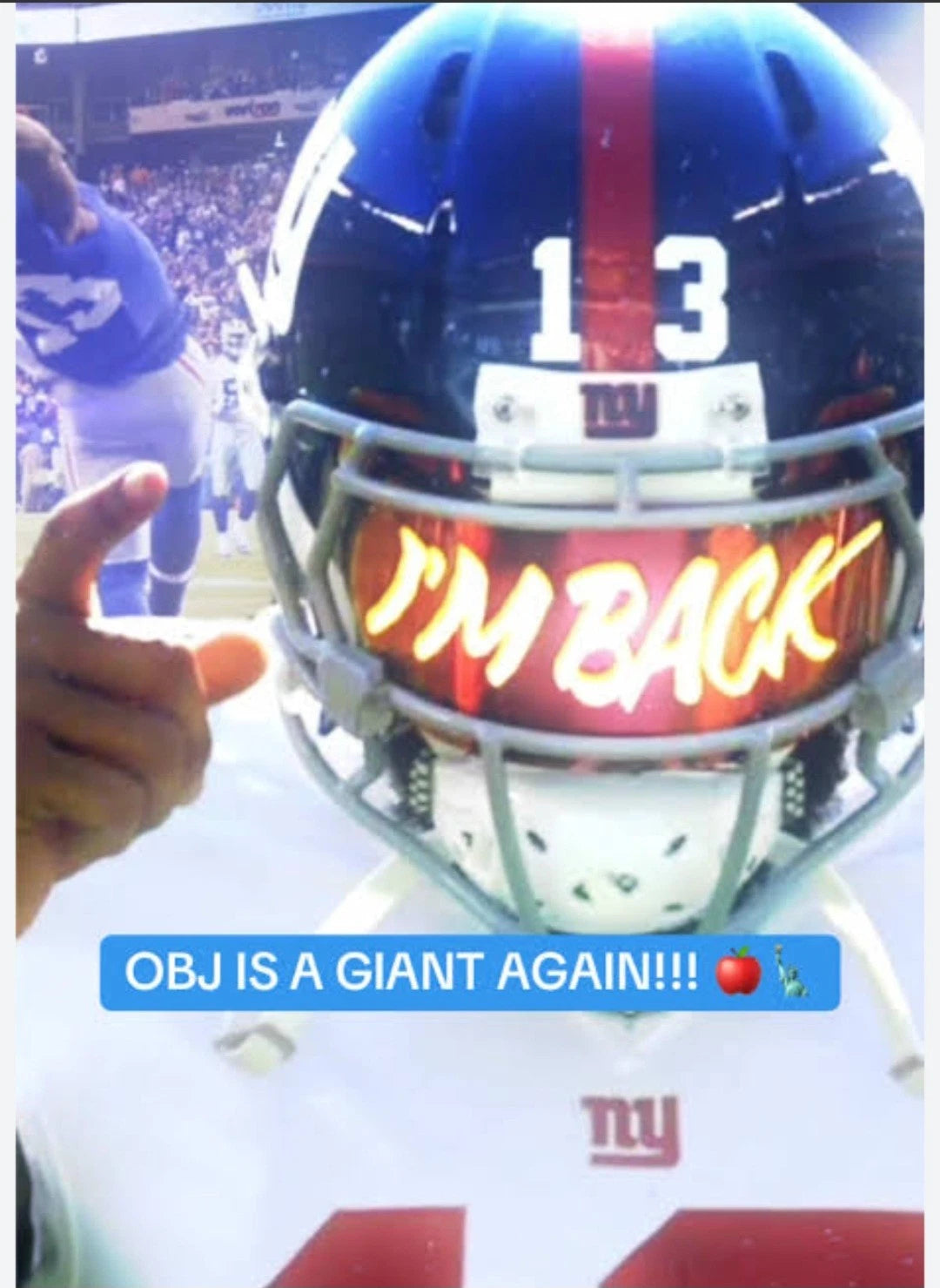 Odell Beckham Jr NY Giants Signed 16x20 Time Warp 2014 Rookie Photograph ●  JSA — photo 2