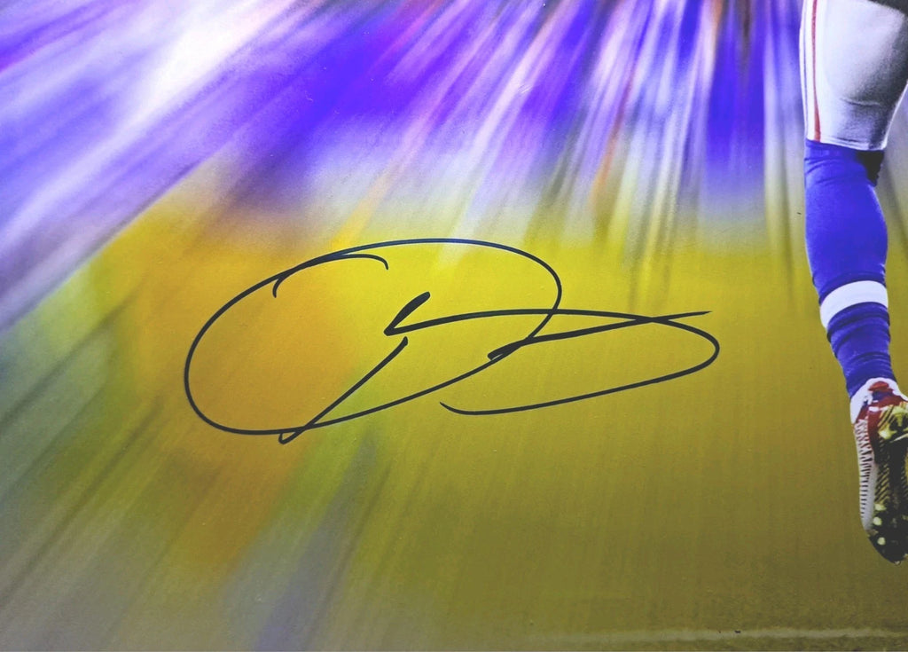 Odell Beckham Jr NY Giants Signed 16x20 Time Warp 2014 Rookie Photograph ●  JSA — photo 3