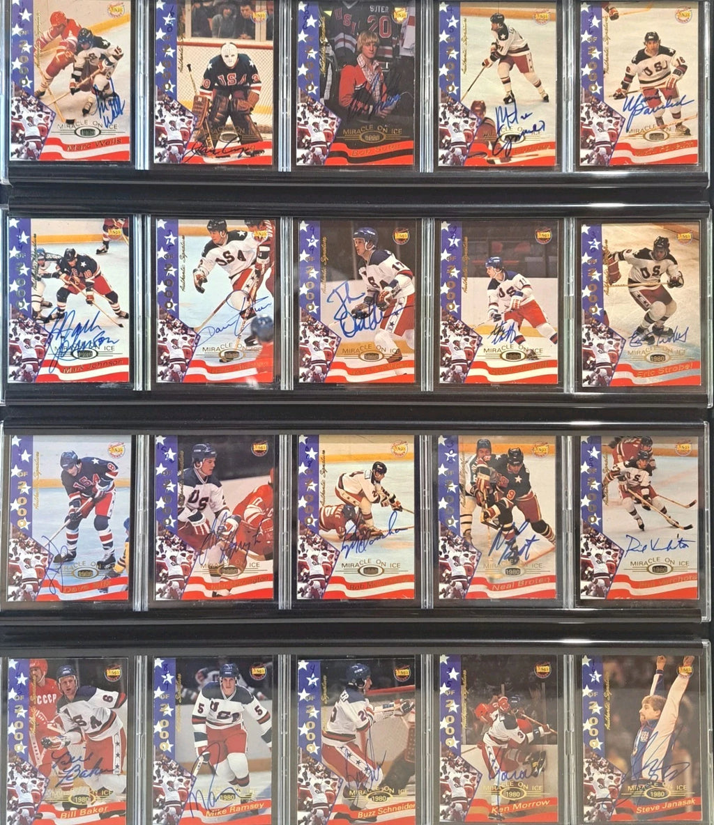 1995 Signature Rookies Miracle on Ice Signed 20-Player Card Set — photo 1