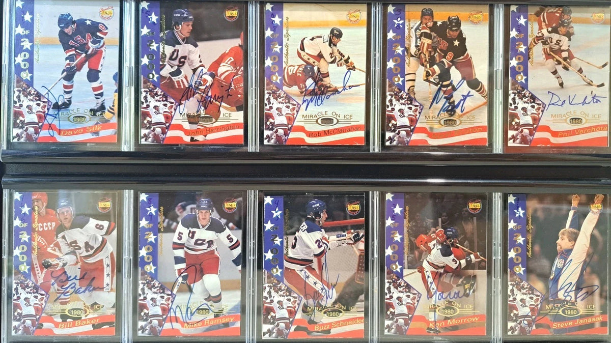 1995 Signature Rookies Miracle on Ice Signed 20-Player Card Set — photo 3