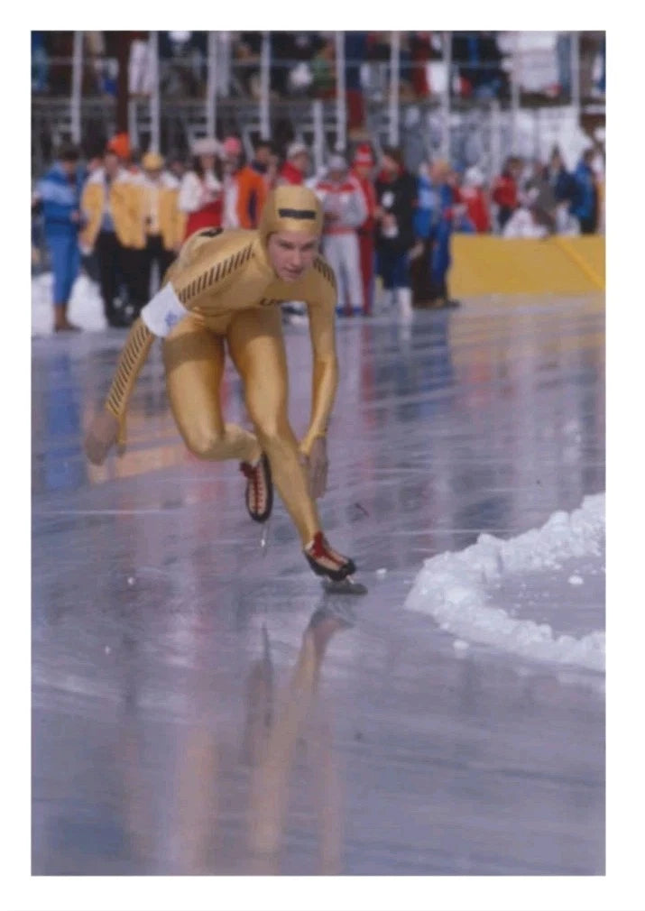 1980 Winter Olympics Closing Ceremonies Athlete Worn Speed Skating Blazer Jacket — photo 15