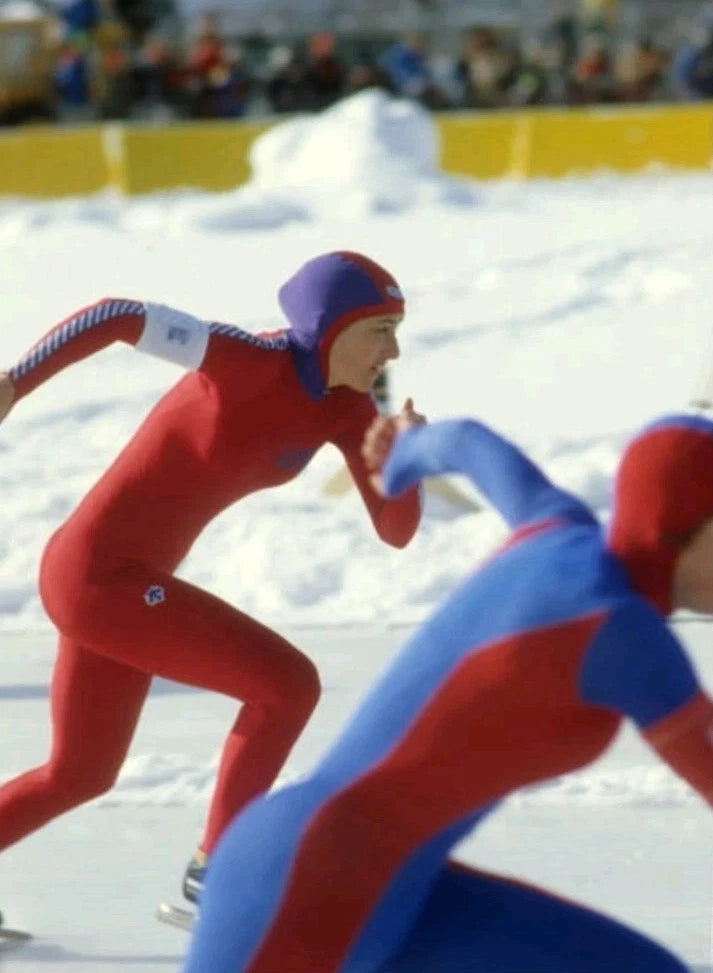 1980 Winter Olympics Closing Ceremonies Athlete Worn Speed Skating Blazer Jacket — photo 16
